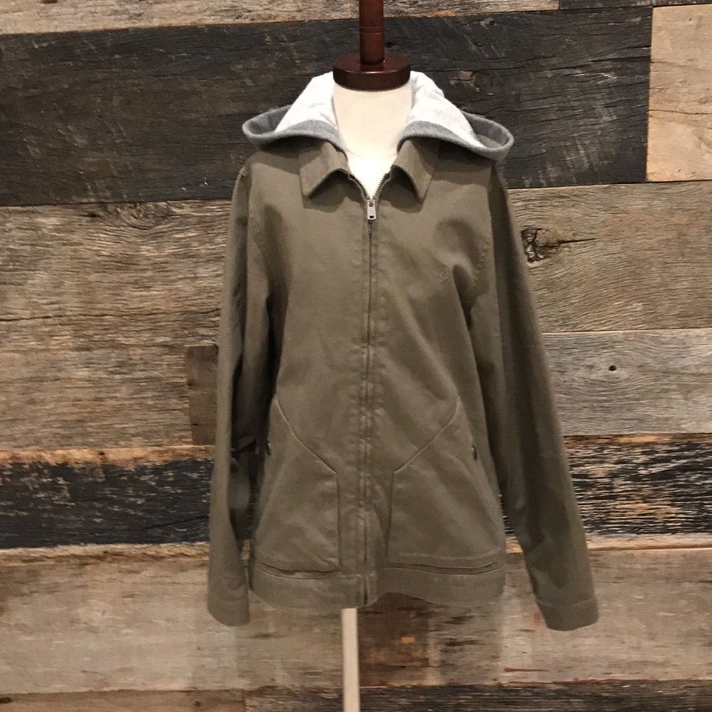Volcom Boy’s Lightweight Full Front Zip CLosure